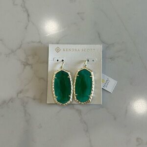 Kendra Scott green earrings